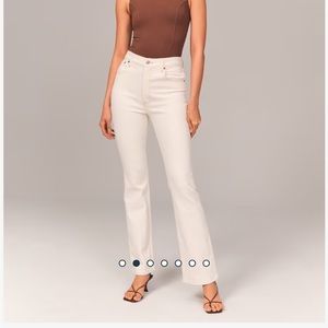 Abercrombie ultra high rise vintage flare 24 short